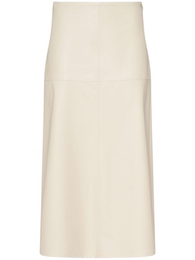 Scilli coated jersey midi skirt