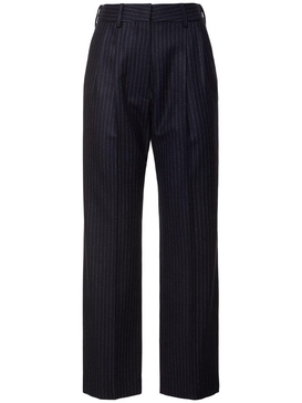 Lady Maud Fox pinstripe straight pants