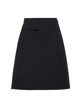 Phoebe cotton blend mini skirt