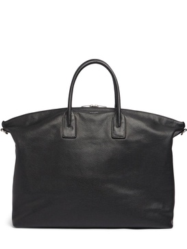 Giant bowling leather tote bag