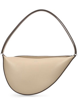 Scoop palmellata leather shoulder bag