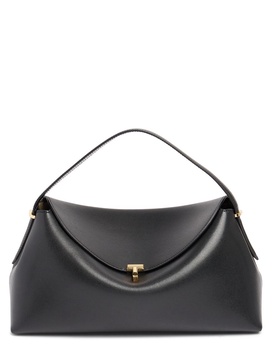 T-Lock palmellata leather top handle bag