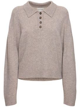 Homere cashmere polo sweater