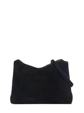 Medium Lina suede crossbody bag