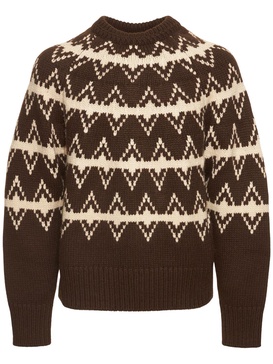 Odin jacquard knit sweater