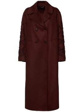 Double-breast wool long coat