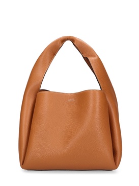 Leather bucket bag