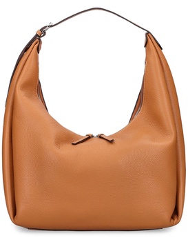 Belt hobo leather shoulder bag