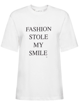 Victoria Beckham T-Shirt Slogan Clothing