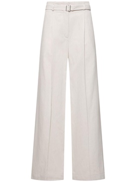 Dana tailored cotton & linen pants