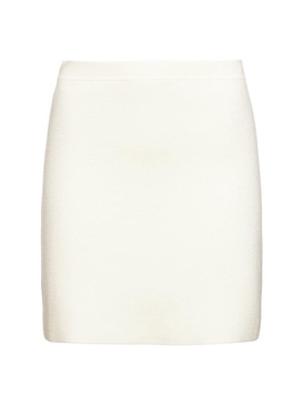 Darrion knitted wool blend mini skirt