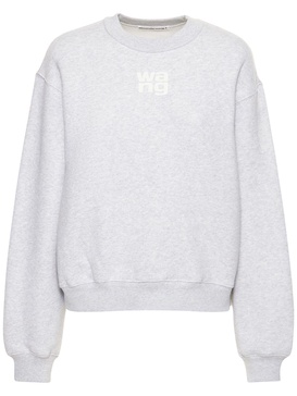 Essential logo cotton jersey sweatshirt