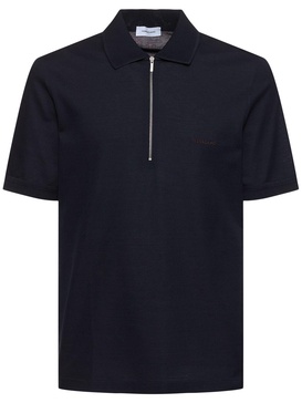 Cotton piquet polo