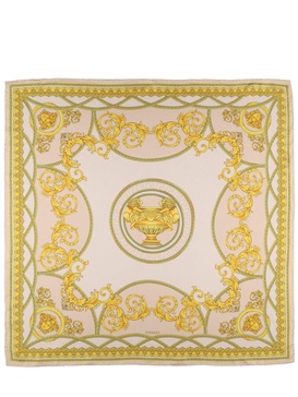 La Coupe printed silk twill foulard