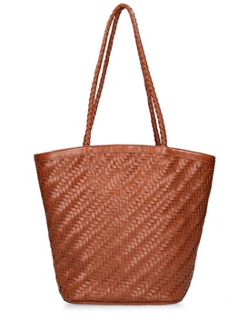 Jeanne handwoven leather shoulder bag