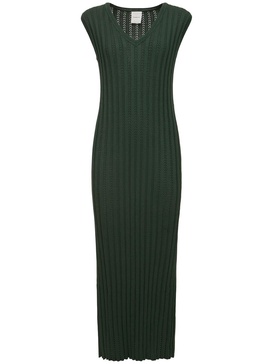 Christine cotton knit maxi dress