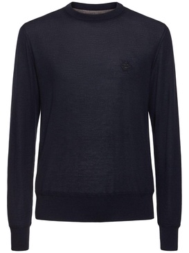 Adrien Brody cashmere crewneck sweater