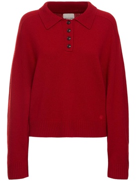 Homere cashmere polo sweater