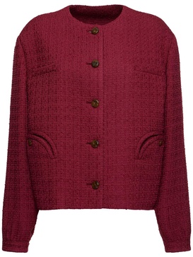 Gliss wool blend bolero jacket