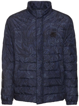 Paisley down jacket