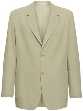 Cotton & silk Viyella relaxed fit blazer