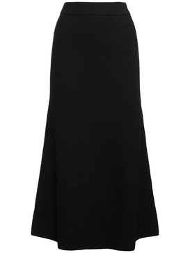 Agile wool long skirt