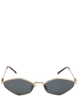 Hexagonal metal sunglasses