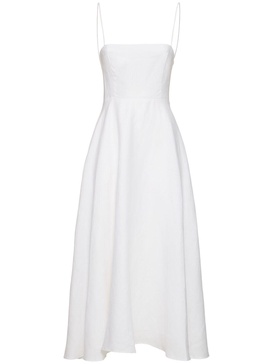 Monette linen midi dress