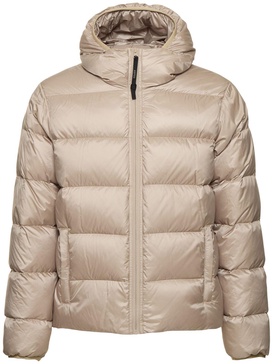 Light nylon puffer jacket