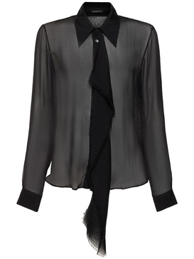 Bjarn silk sheer shirt