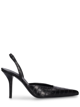 85mm Octavie faux leather pumps