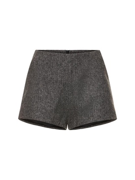 Polly high waist wool blend hot pants