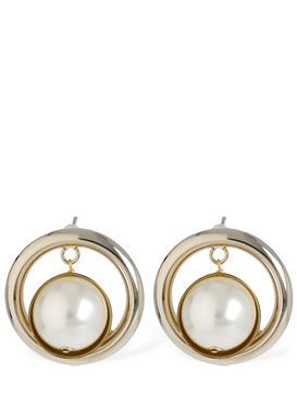 Miranda faux pearl earrings