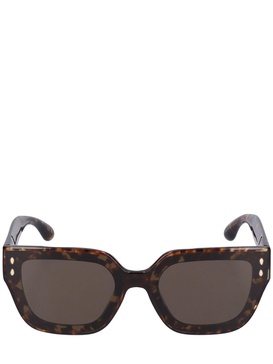 Maxi temple squared acetate sunglasses