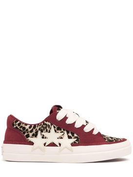 Leopard Sunset skate low top sneakers