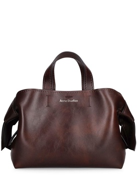 EW Musubi aged leather tote bag