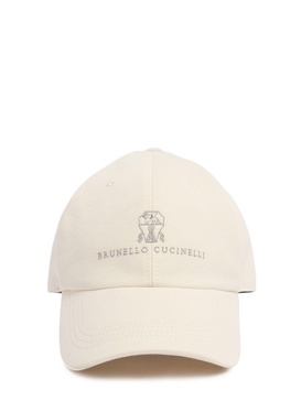 Cotton gabardine logo baseball hat