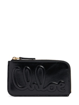 C Chloe shiny leather wallet