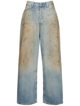 Penicillin low rise denim wide jeans