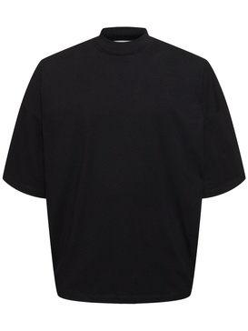 Boxy fit cotton jersey t-shirt