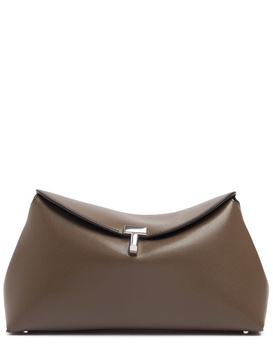 T-Lock palmellata leather clutch