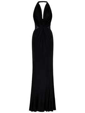 Tom Ford Knitted Stretch Jersey Criss-Cross Evening Dress