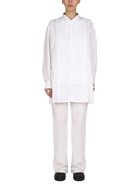 Raf Simons Logo Patch Shirt in White