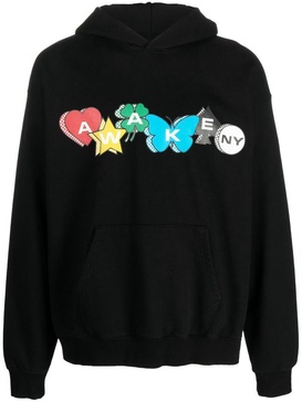 Awake Ny Printed Charm Logo Hoodie