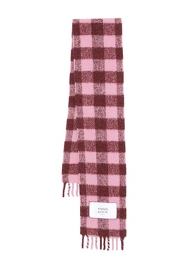 Maison Kitsuné Check Brushed Scarf