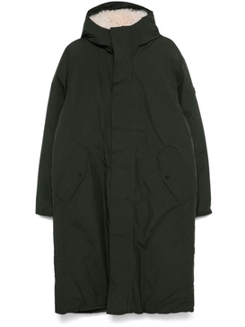 Save The Duck Long Padded Killian Jacket in Green