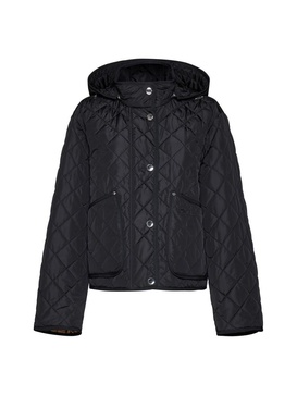 Burberry Quilted Hooded Jacket