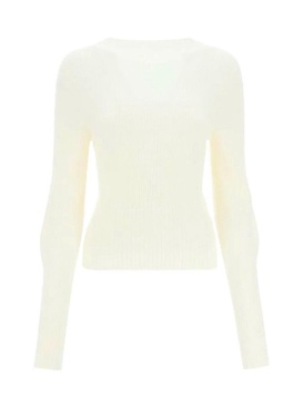 Low Classic 2-Way Knit Top Clothing in White