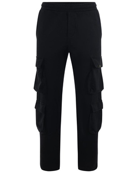 Barrow  Cargo Jogging Trousers in Black