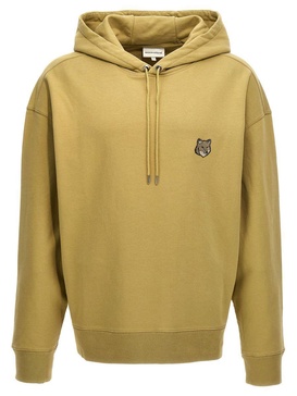 Maison Kitsuné Bold Fox Head Patch Drawstring Hoodie